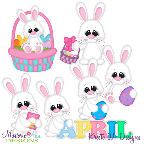 Hoppy Easter Exclusive SVG Cutting Files Includes Clipart - Click Image to Close